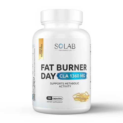 SOLAB / Жиросжигатель FAT BURNER DAY для похудения для женщин и мужчин , 30 шт