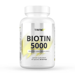 1WIN / Биотин, 5000 мкг, 60 капсул