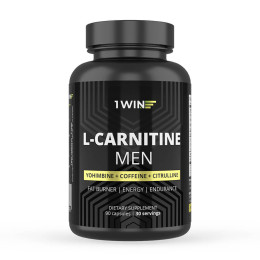 1WIN / L-Сarnitine MEN / L-карнитин для мужчин, 90 капсул