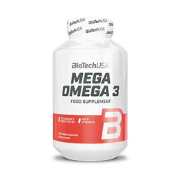 MEGA OMEGA 3, 90 капсул, BIOTECH USA