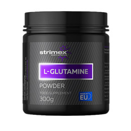 Глютамин L-GLUTAMINE POWDER ОТ STRIMEX (300ГР)