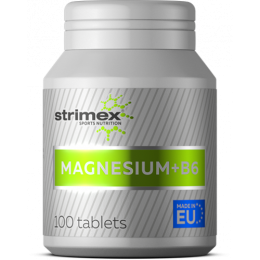 МАГНИЙ MAGNESIUM + B6 ОТ STRIMEX ( 100 TAB)