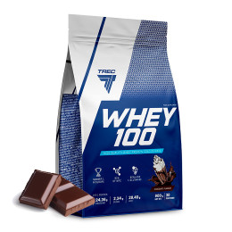 Протеин сывороточный Whey 100 900 г Trec Nutrition Шоколад (Польша)