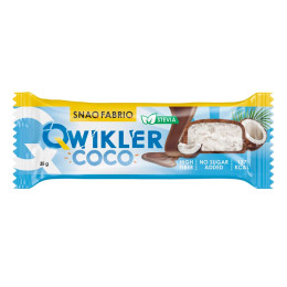 Шоколадный батончик без сахара "QWIKLER" (Квиклер) -Кокосовый, 35г