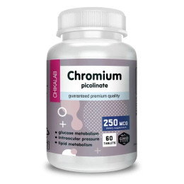 Chromium picolinate (ПИКОЛИНАТ ХРОМА) 250mcg 60tab CHIKALAB