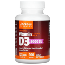 ВИТАМИН D3 Vitamin D3 5000IU from Jarrow (100 caps), США