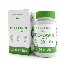 Рибофлавин (Витамин В2) "вег" / Riboflavin (Vitamin B2) "veg" / 60 капс веган