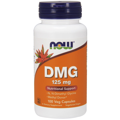 NOW DMG – ДМГ 125mg (ДИМЕТИЛГЛИЦИН), 100caps, USA