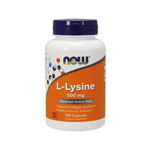L-Lysine, L-Лизин 500мг - 100 вег капсул