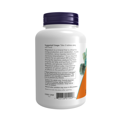МАГНИЙ ЦИТРАТ MAGNESIUM CITRATE 200 MG OТ NOW ( 100 Tab)