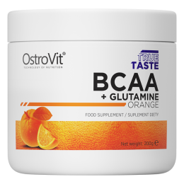 Bcaa + Glutamine (БЦАА+Глютамин) Апельсин (Orange) 200g Ostrovit (Польша)