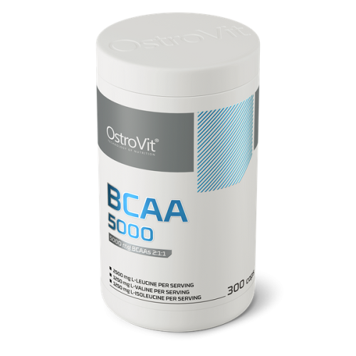 BCAA (БЦАА) 5000 мг 300 капсул Ostrovit (Польша)