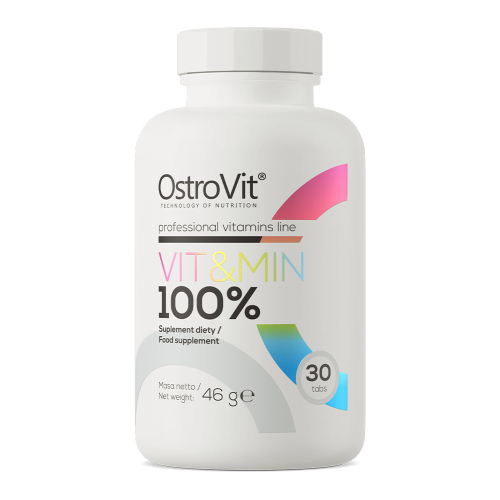 Витаминно-минеральный комплекс VIT&MIN 100%, OstroVit, 30 таб